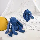 Peluche Lapin Méloé Bleu 56 cm