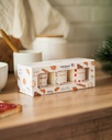 Coffret 3 Bougies 90 gr Collection PETIT DEJEUNER "à la française" LES LUMIERES DU TEMPS 