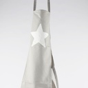 Tablier Gris ETOILE Blanche