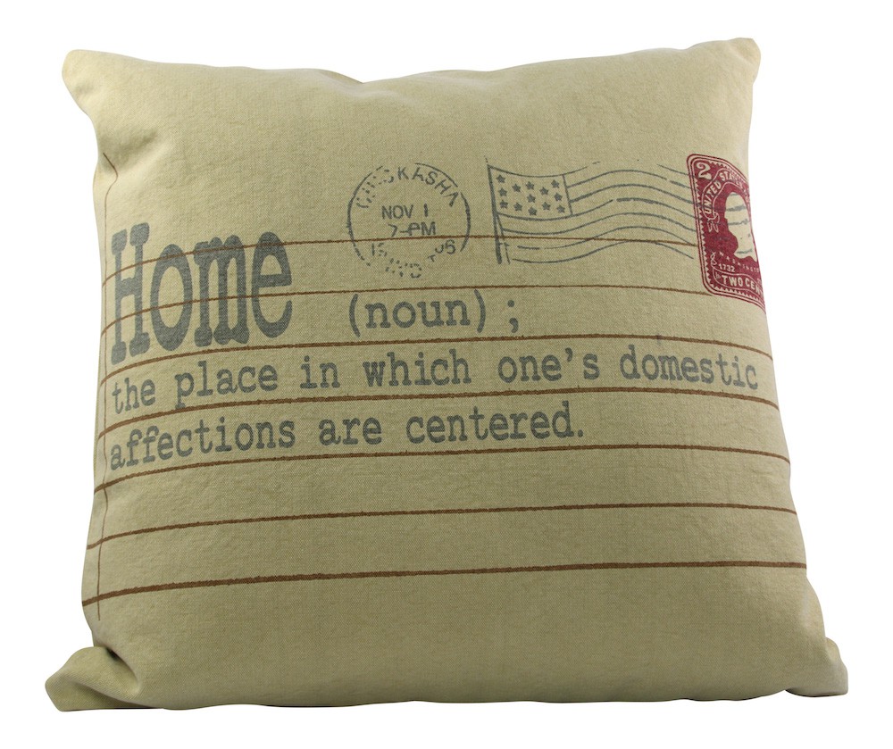 Coussin Home canevas