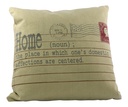 Coussin Home canevas