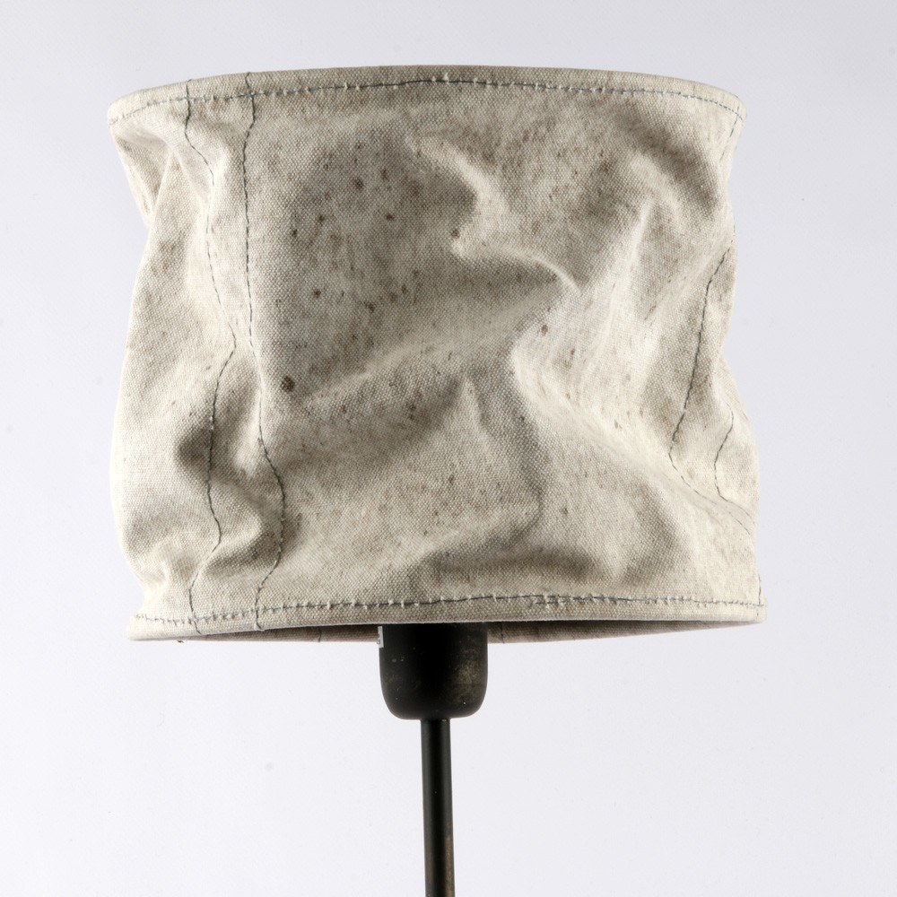 Lampe DAGOBERT grand abat-jour en tissus