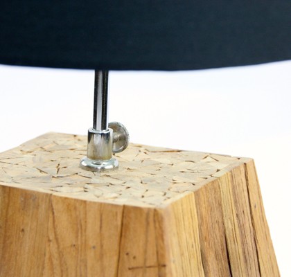 Lampe en teck pyramide Collection DIMAR