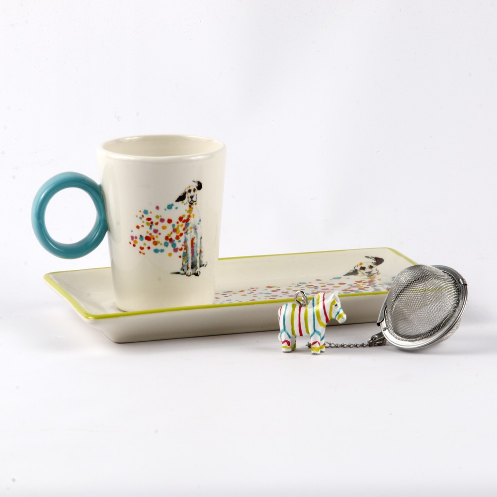 Set Serviteur à Thé CHIEN PopArt 