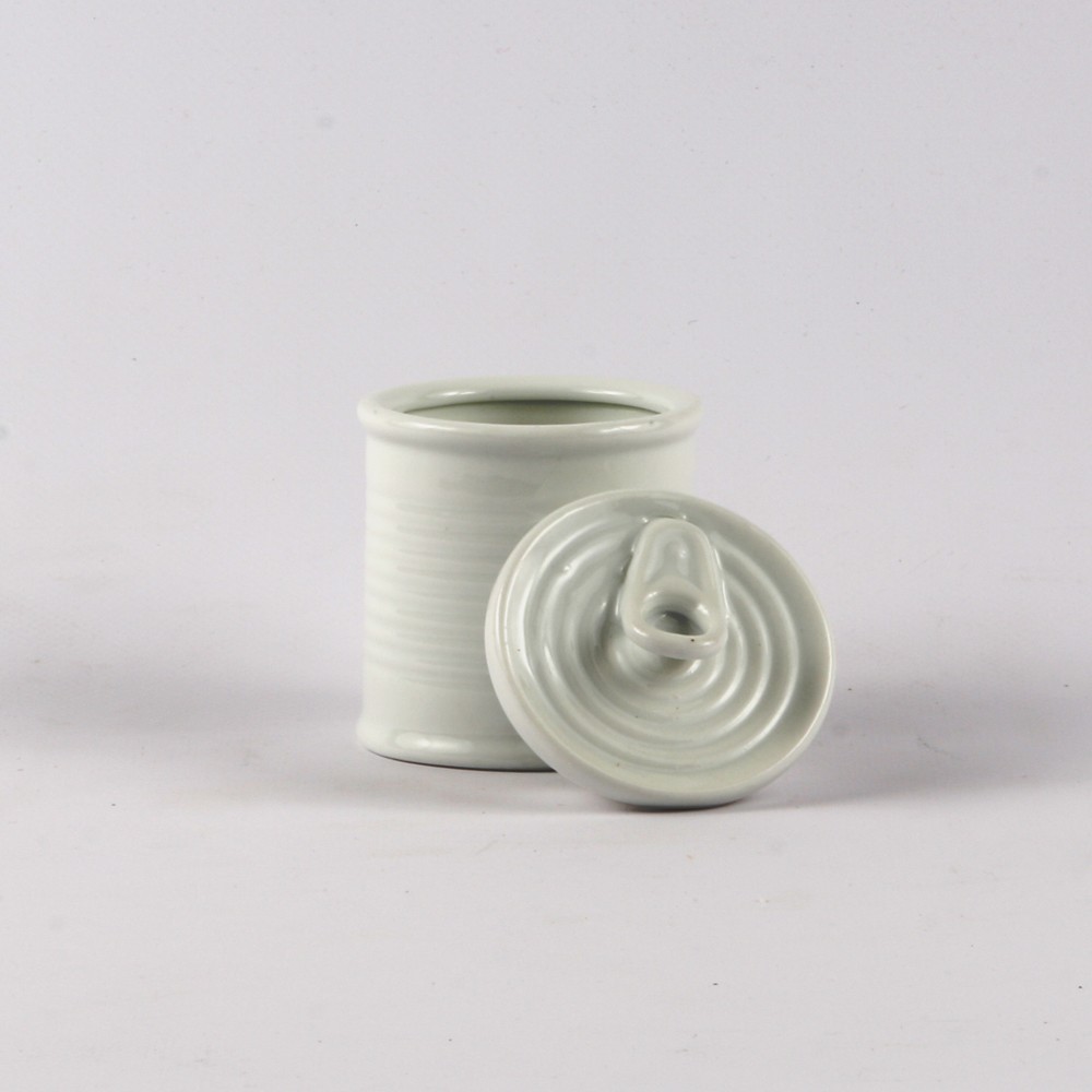 Sucrier Blanc CONSERVE céramique 9 cm 