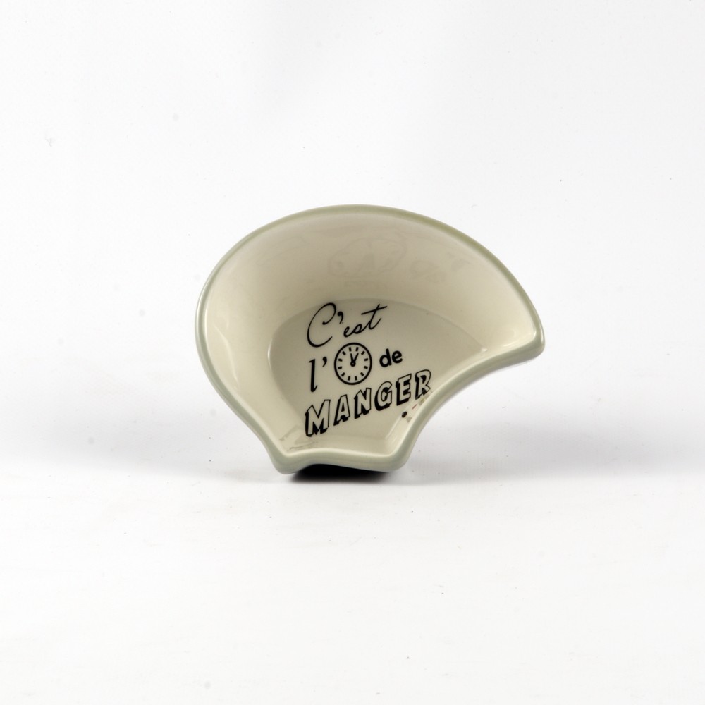 Set 4 Plats Coupelles Apéro Bulles C'EST L'HEURE  céramique 
