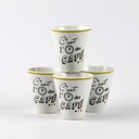 Set 2 Mugs à café ou thé C'EST L'HEURE  céramique   (copie)