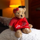 Peluche OURS brun Fille DORTHY Louise Mansen 42 cm