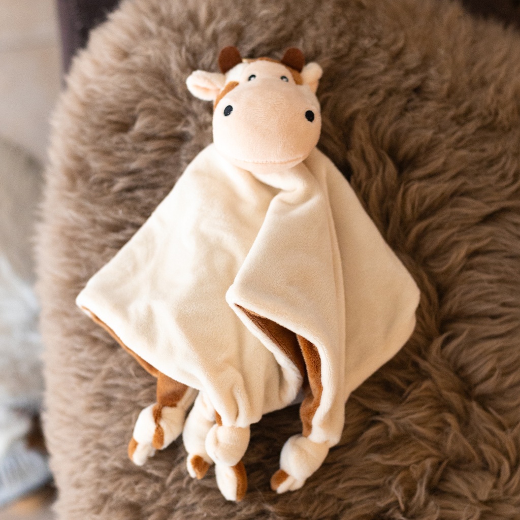 Doudou Bébé Vache très doux