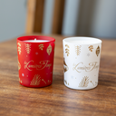 Bougie NOËL 180g Fleur de Givre - LES LUMIERES DU TEMPS 55H