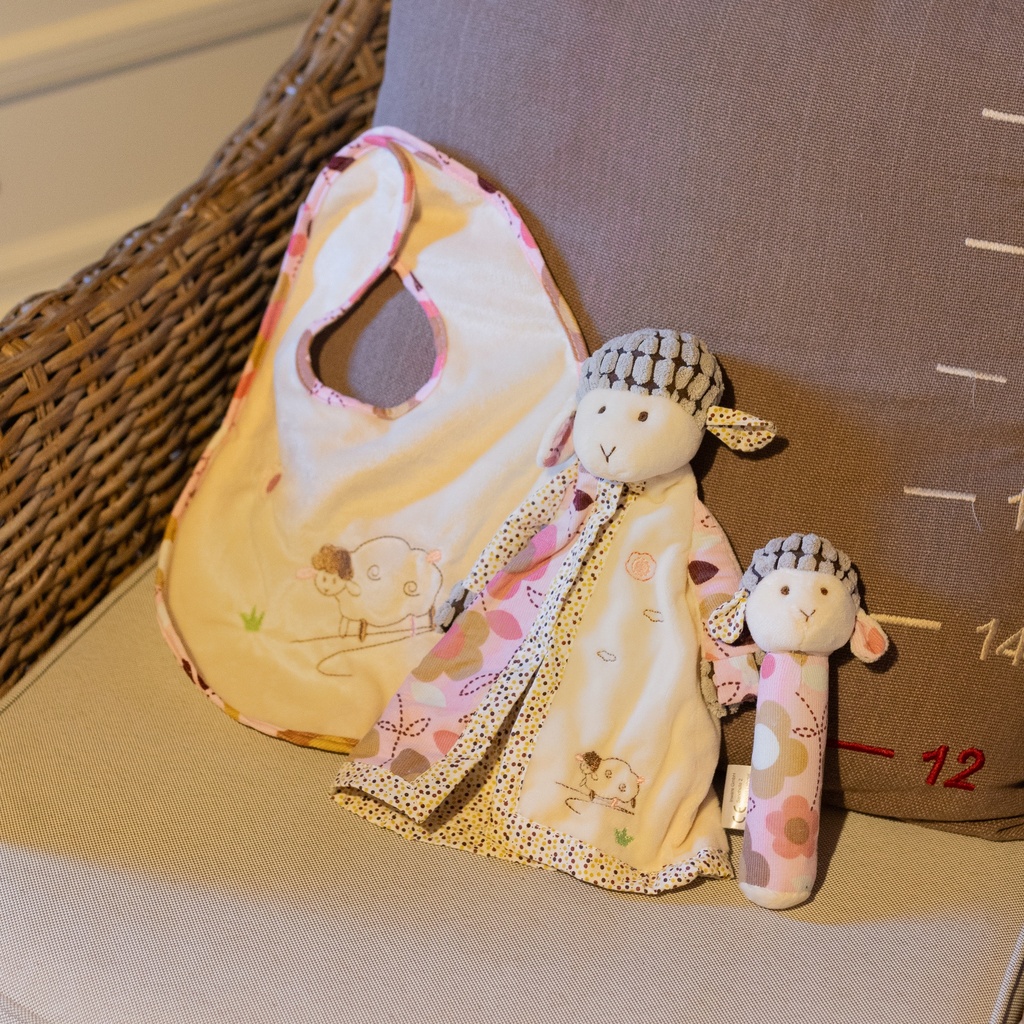 Coffret bébé Mouton rose