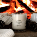Bougie Végétale 180g FEU DE CHEMINEE - LES LUMIERES DU TEMPS 55H 