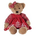 Peluche OURS brun Fille DORTHY Louise Mansen 42 cm