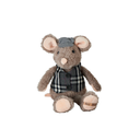 Peluche Souris garçon BERND Louise Mansen 40 cm