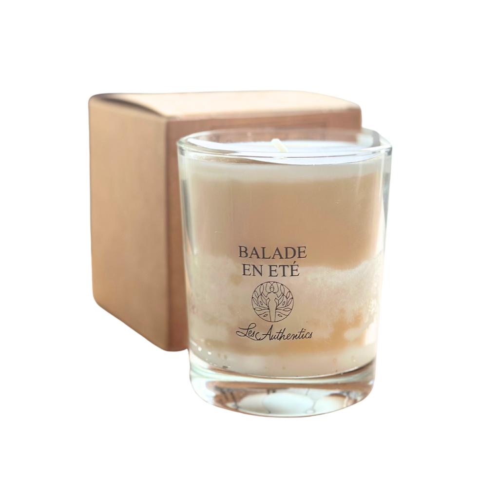Bougie végétale BALADE EN ETE 180 gr Collection "LES AUTHENTICS"