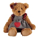 Peluche Ours brun GLADYS Louise Mansen 32 cm