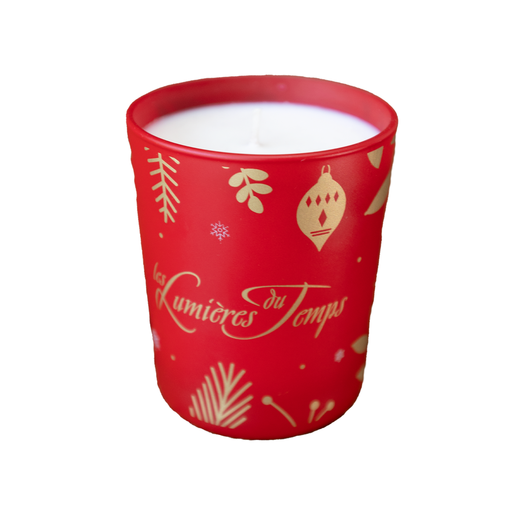 Bougie Collection NOËL 180g Marrons grillés - LES LUMIERES DU TEMPS 55H