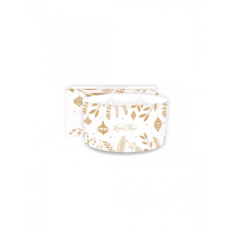 Bougie Collection NOËL 660g Pain d'Epices - LES LUMIERES DU TEMPS 200H