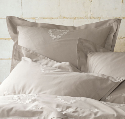 Taie d'Oreiller 65/65 SYLVIE THIRIEZ Collection LEOPOLDINE