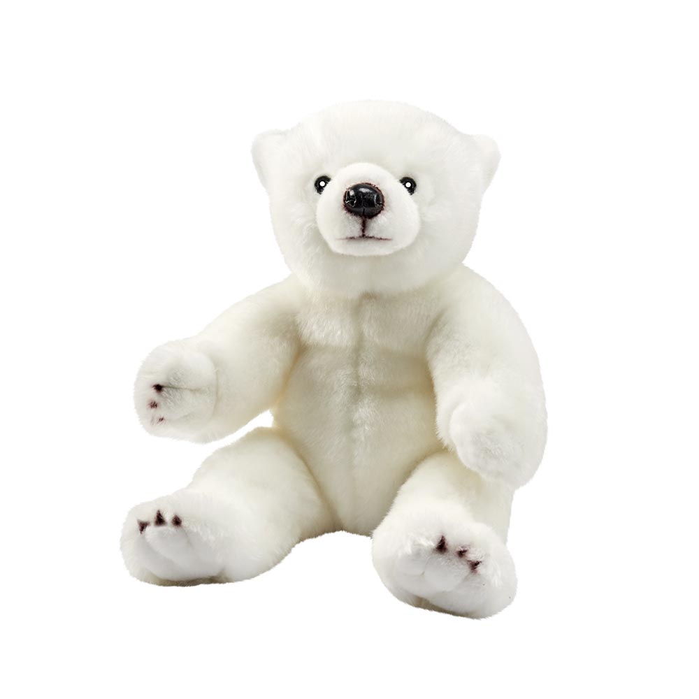 Peluche Ours Flocon blanc ANIMA 35 cm