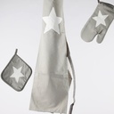 Tablier Gris ETOILE Blanche
