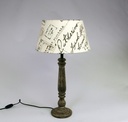 Lampe en bois CARTE POSTALE   