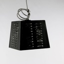 Lampe Suspension VINTAGE  noire