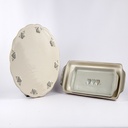 Plat à tarte rond ELISA céramique 31 cm