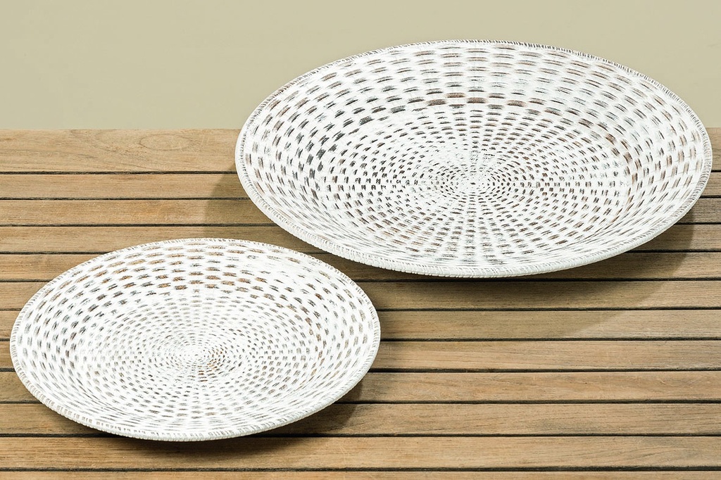 Plateau assiette déco Collection LAGOS Grand Modèle 49 cm