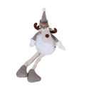 Elan MIKO fourrure blanche avec chapeau 43 cm