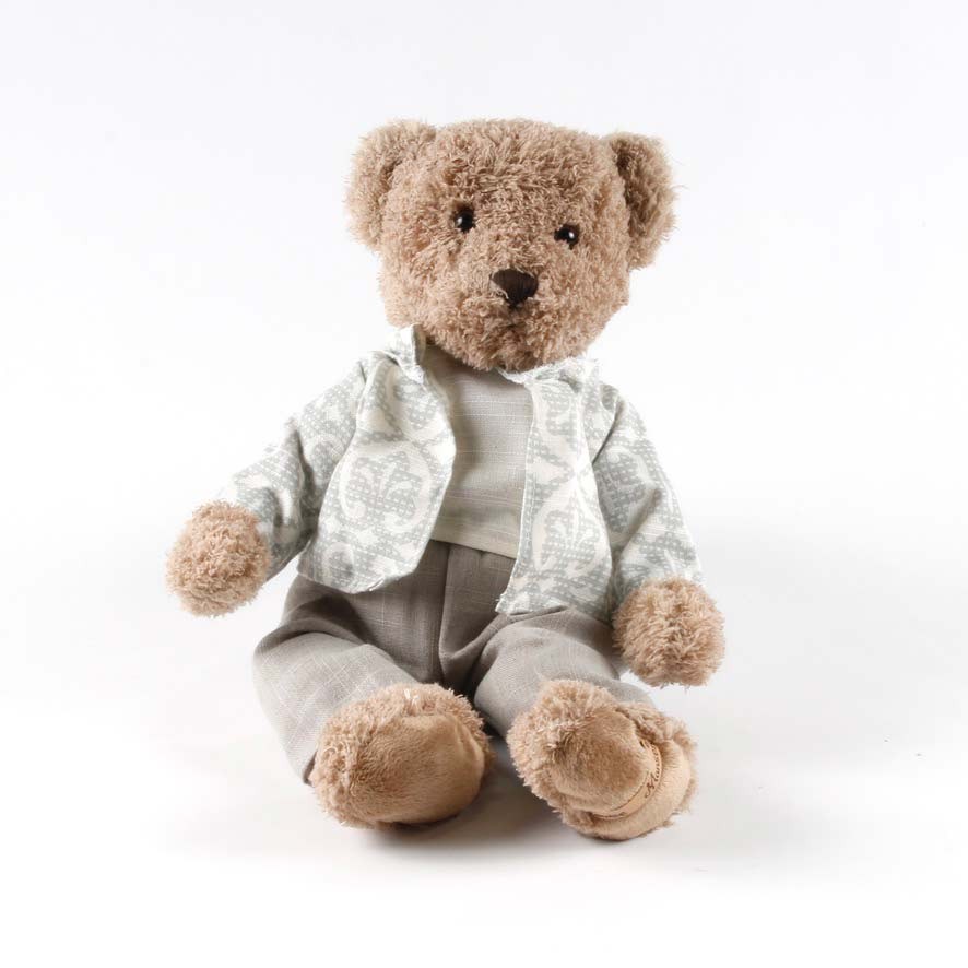Peluche Ours Garçon NASH Louise Mansen 39 cm