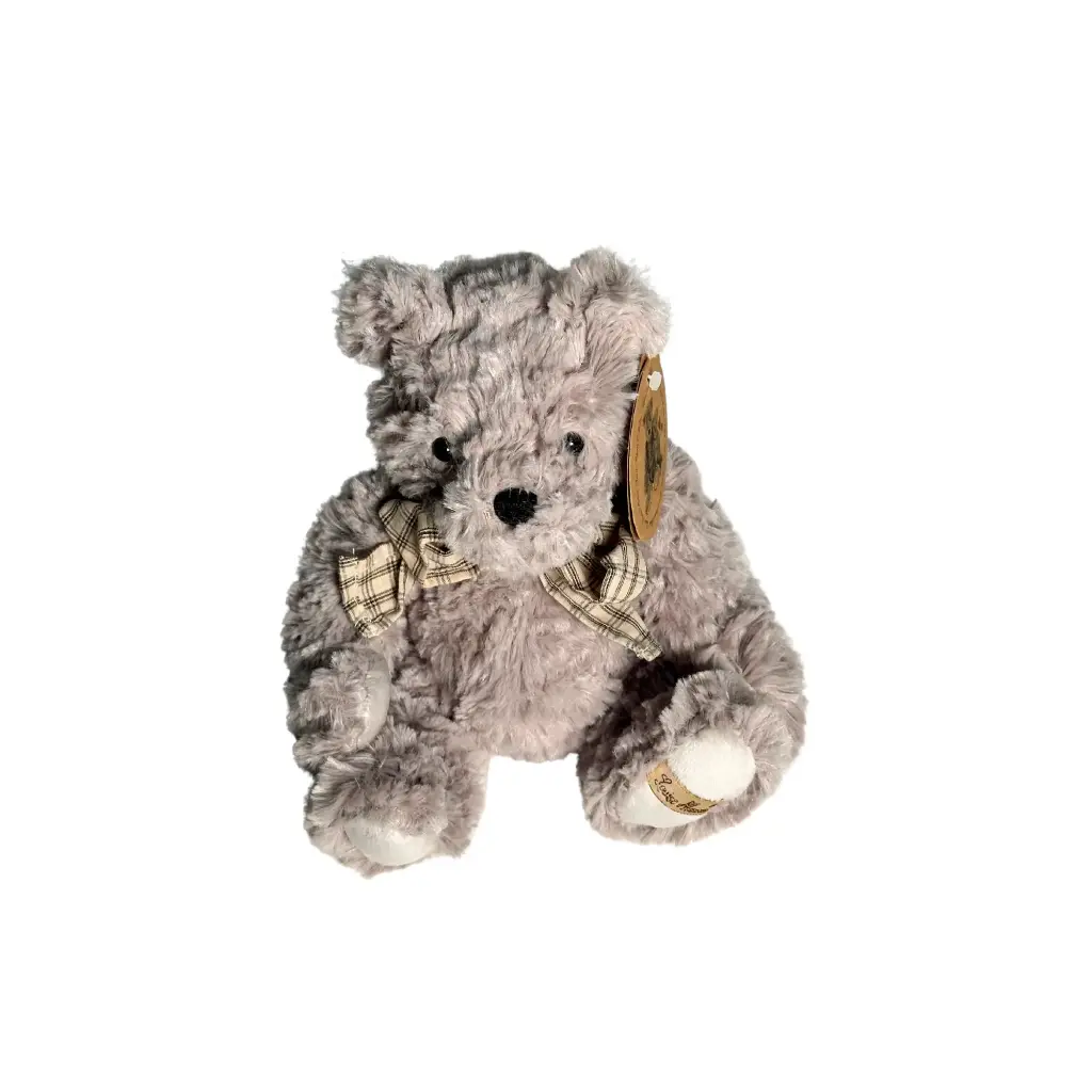 Peluche Ours Tim gris 22 cm
