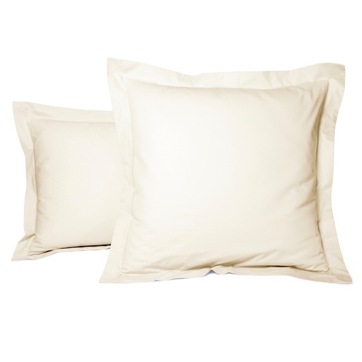[TAIECREME] Taie d'Oreiller 50/70 uni crème SYLVIE THIRIEZ