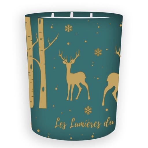 [CF03TH] Bougie NOEL 600g THE DE NOEL - LES LUMIERES DU TEMPS 80H