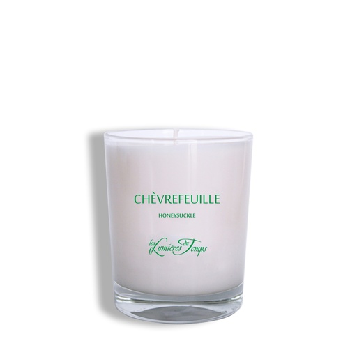 [BV01CF] Bougie Végétale 180g CHEVREFEUILLE - LES LUMIERES DU TEMPS 55H