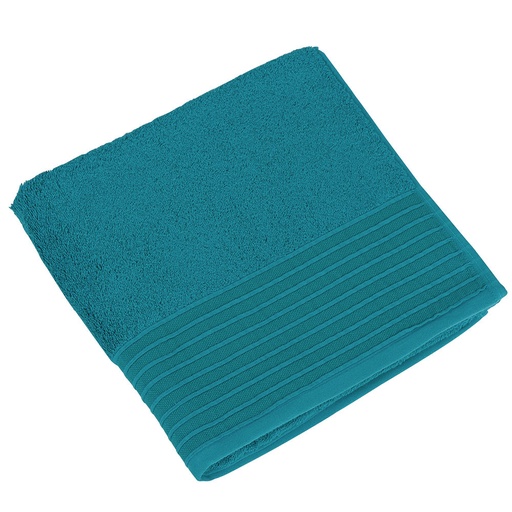 [BE008] Drap de douche Eponge ELEA coloris lagon - Bleu canard