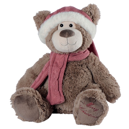 [WW075] Peluche Ours ASULF Merry Christmas Louise Mansen 40 cm