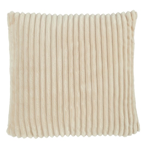 [ES031] Coussin à côtes écru INGER 45 x 45 cm