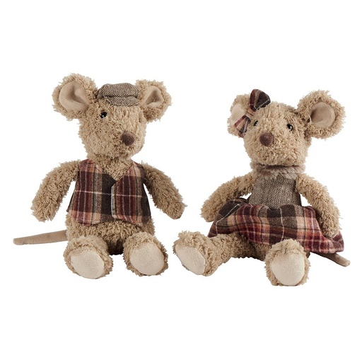 [QJ651] Peluche Souris Fille SANNA Louise Mansen 30 cm