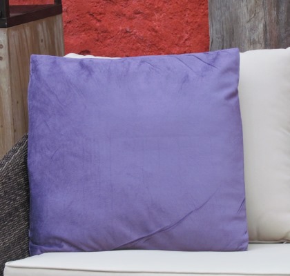 [JA28847] Coussin Carré VELOURS Violet 45 x 45 cm