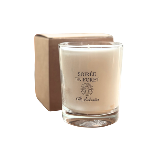 [BV01AUTHENTICSHIVER] Bougie végétale SOIREE EN FORET 180 gr Collection "LES AUTHENTICS"