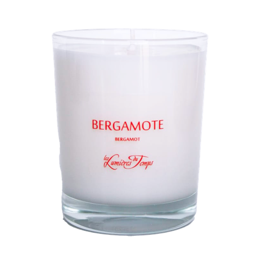 [BV01BG] Bougie Végétale 180g BERGAMOTE - LES LUMIERES DU TEMPS 55H