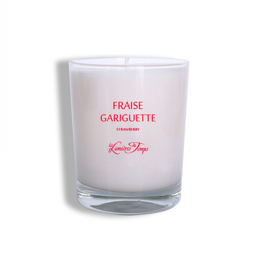 [BV01FG] Bougie Végétale 180g FRAISE GARIGUETTE - LES LUMIERES DU TEMPS 55H