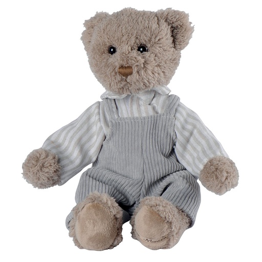 [QJ606GARCON] Peluche Ours Garçon marron LOKI Louise Mansen 31 cm