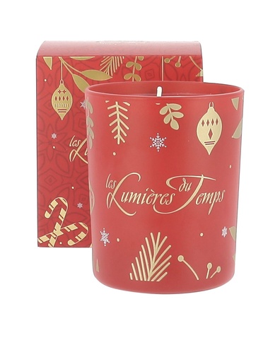 [MN01MN] Bougie Collection NOËL 180g Marché de Noël - LES LUMIERES DU TEMPS 55H