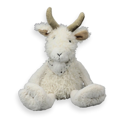 [9177] Peluche CHEVRE assis 23 cm