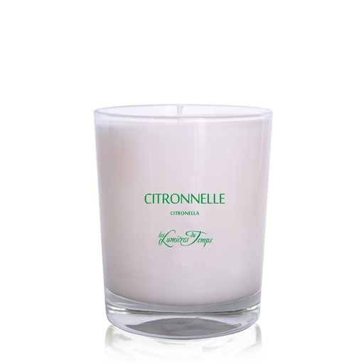 [BV02CI] Bougie Végétale 90gr CITRONNELLE - LES LUMIERES DU TEMPS
