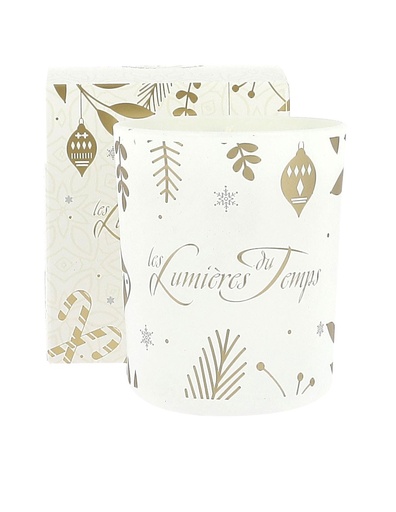 [MN01GO] Bougie Collection NOËL 180g Fruits Gourmands - LES LUMIERES DU TEMPS 55H
