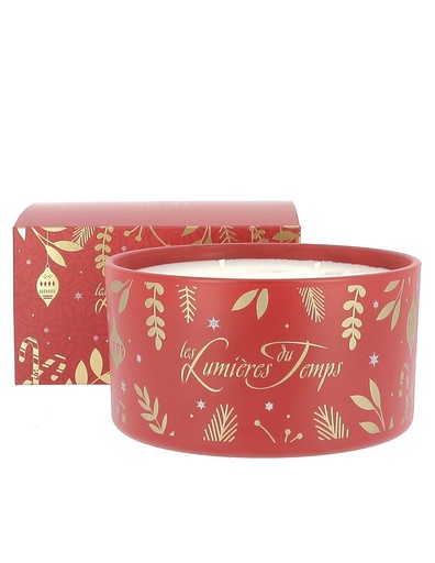 [MN03MN] Bougie Collection NOËL 660g Marché de Noël - LES LUMIERES DU TEMPS 200H
