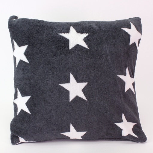 [32135] Coussin gris Etoilé.